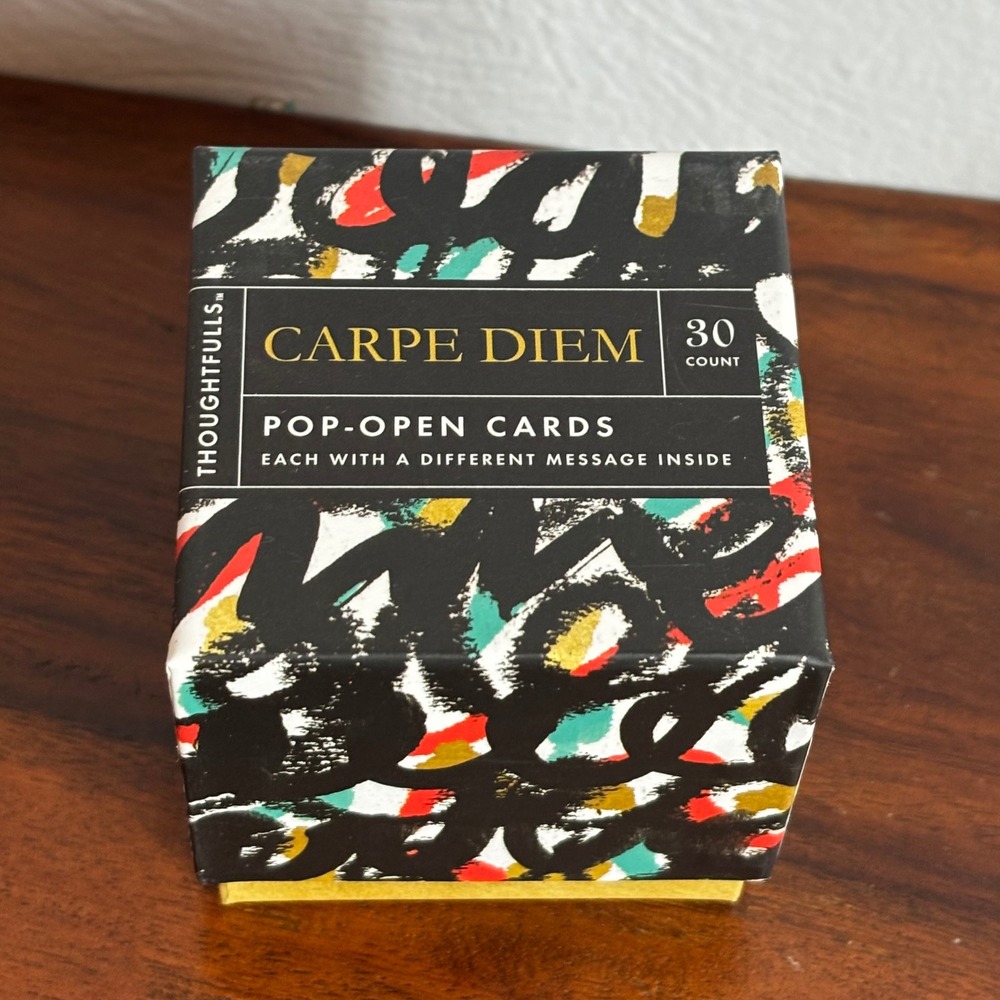 Compendium ThoughtFulls Carpe Diem Pop-Open Cards 30 Count Inspirational Quotes